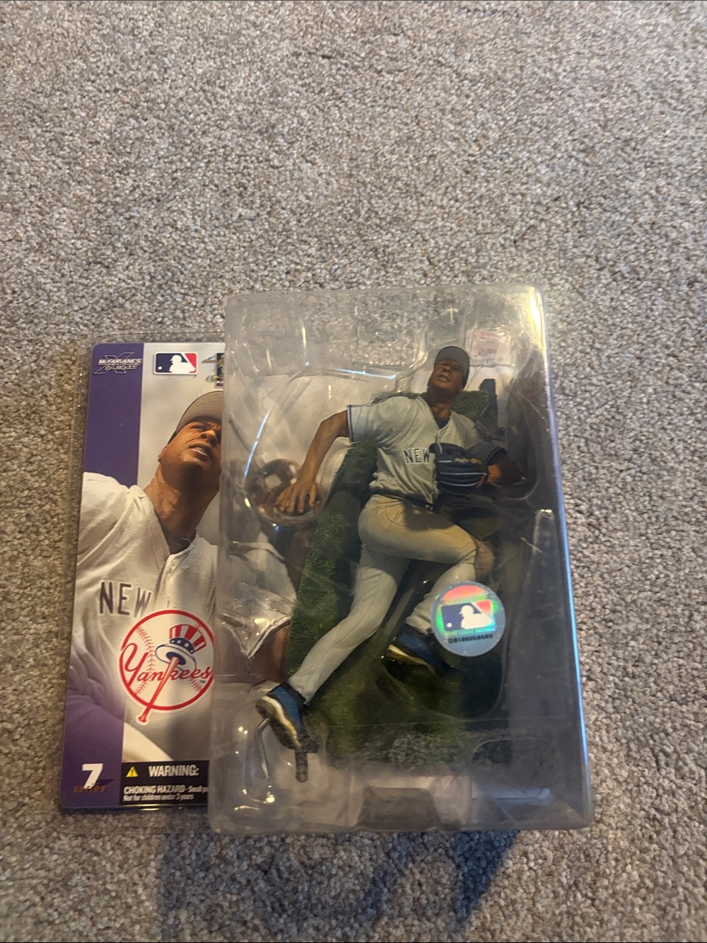 MLB New York Yankees Baseball Figure - White/Gray Uniform